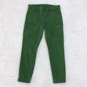 Kut from the Kloth Green Cargo Skinny Jeans
